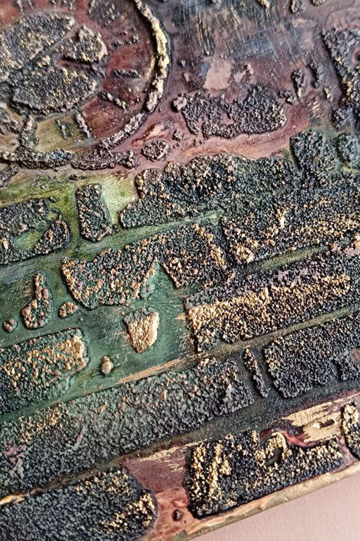 Reusable plastic stencil for decoration, scrapbooking, decoupage 'ScrapEgo' / background bricks / SETR98