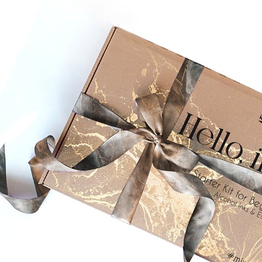Alcohol inks starter kit 'Hello, inks!' #MIXETIVE