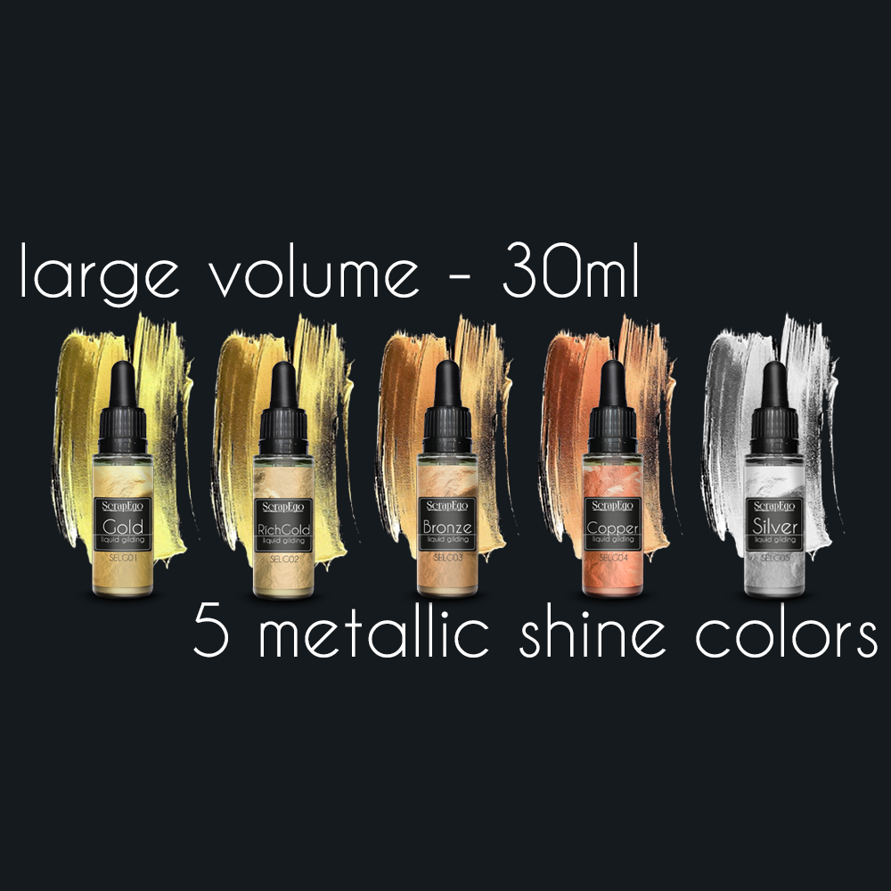 Liquid gilding 'Rich Gold'