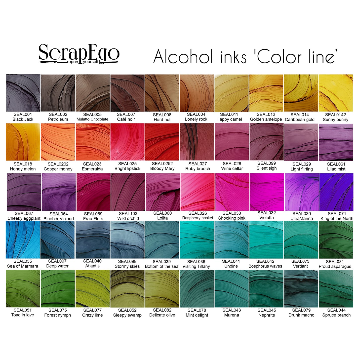 Alcohol ink 'King of the North'