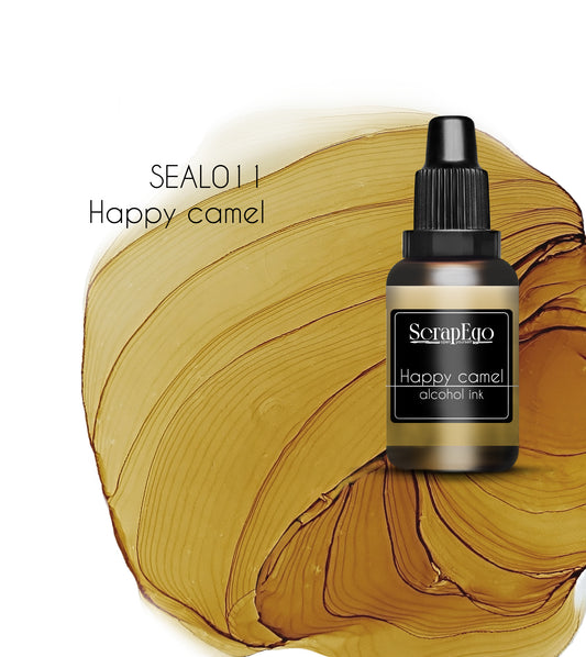 Alcohol ink 'Happy camel'