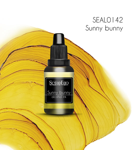 Alcohol ink 'Sunny bunny'