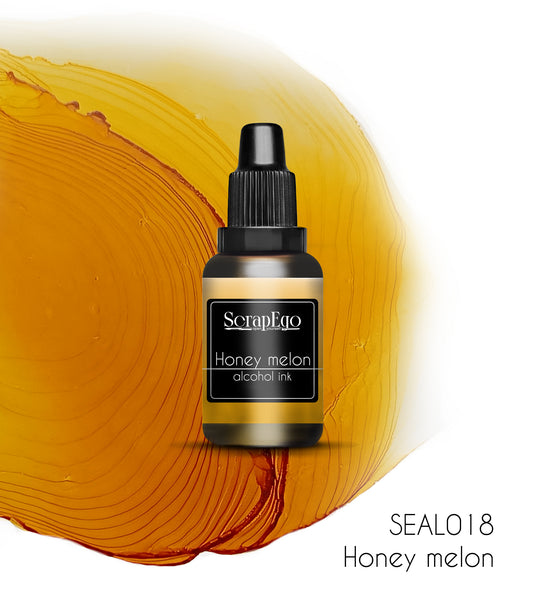 Alcohol ink 'Honey melon'