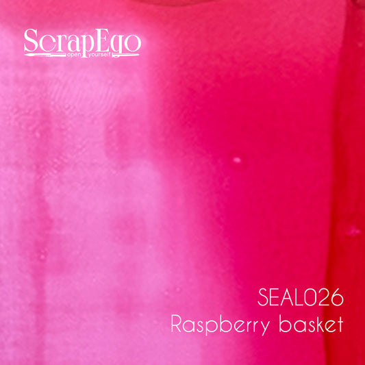 Alcohol ink 'Raspberry basket'