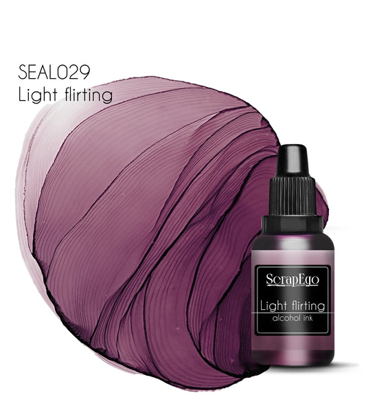 Alcohol ink 'Light flirting'