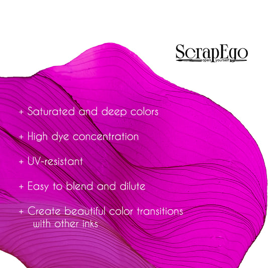 Alcohol ink 'Violetta'