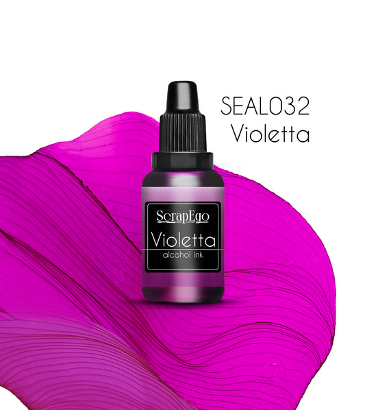 Alcohol ink 'Violetta'