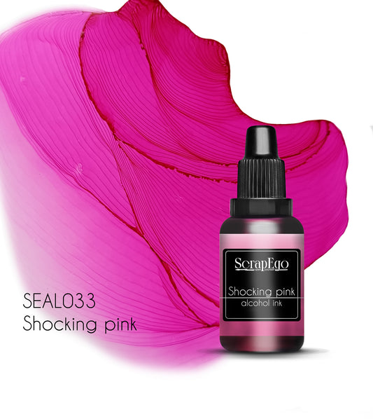 Alcohol ink 'Shocking pink'