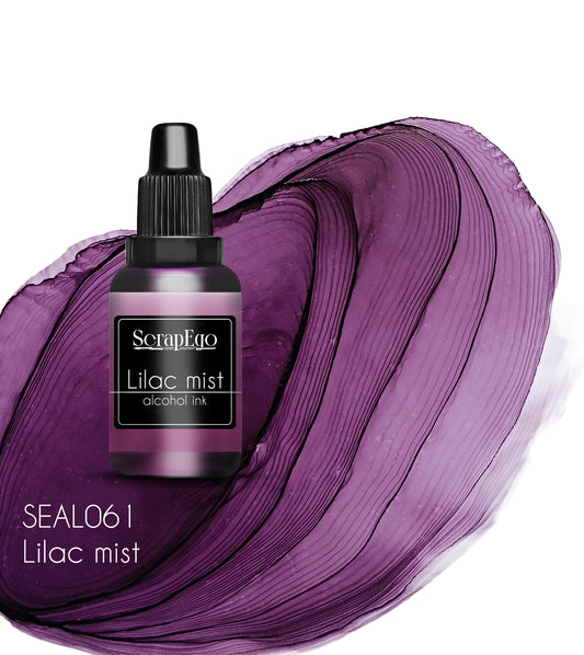 Alcohol ink 'Lilac mist'