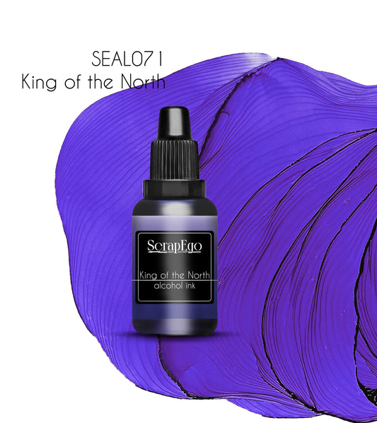 Alcohol ink 'King of the North'