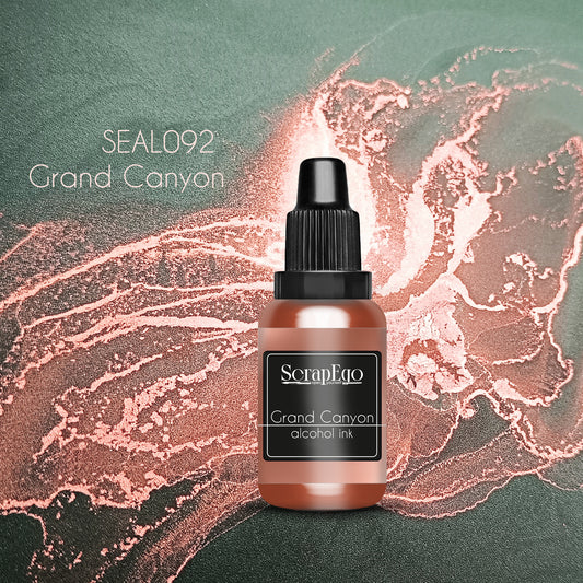 Alcohol ink 'Grand Canyon'