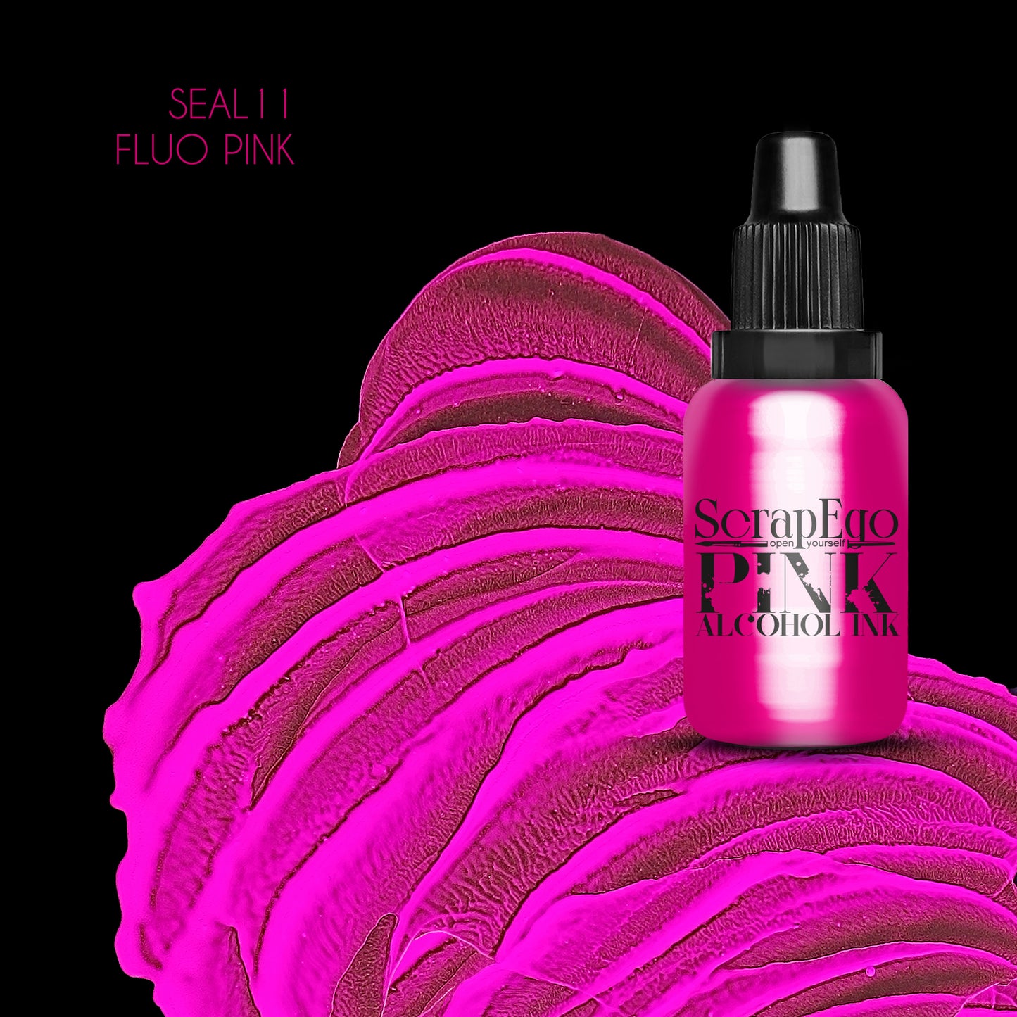 Alcohol ink 'FLUO PINK'