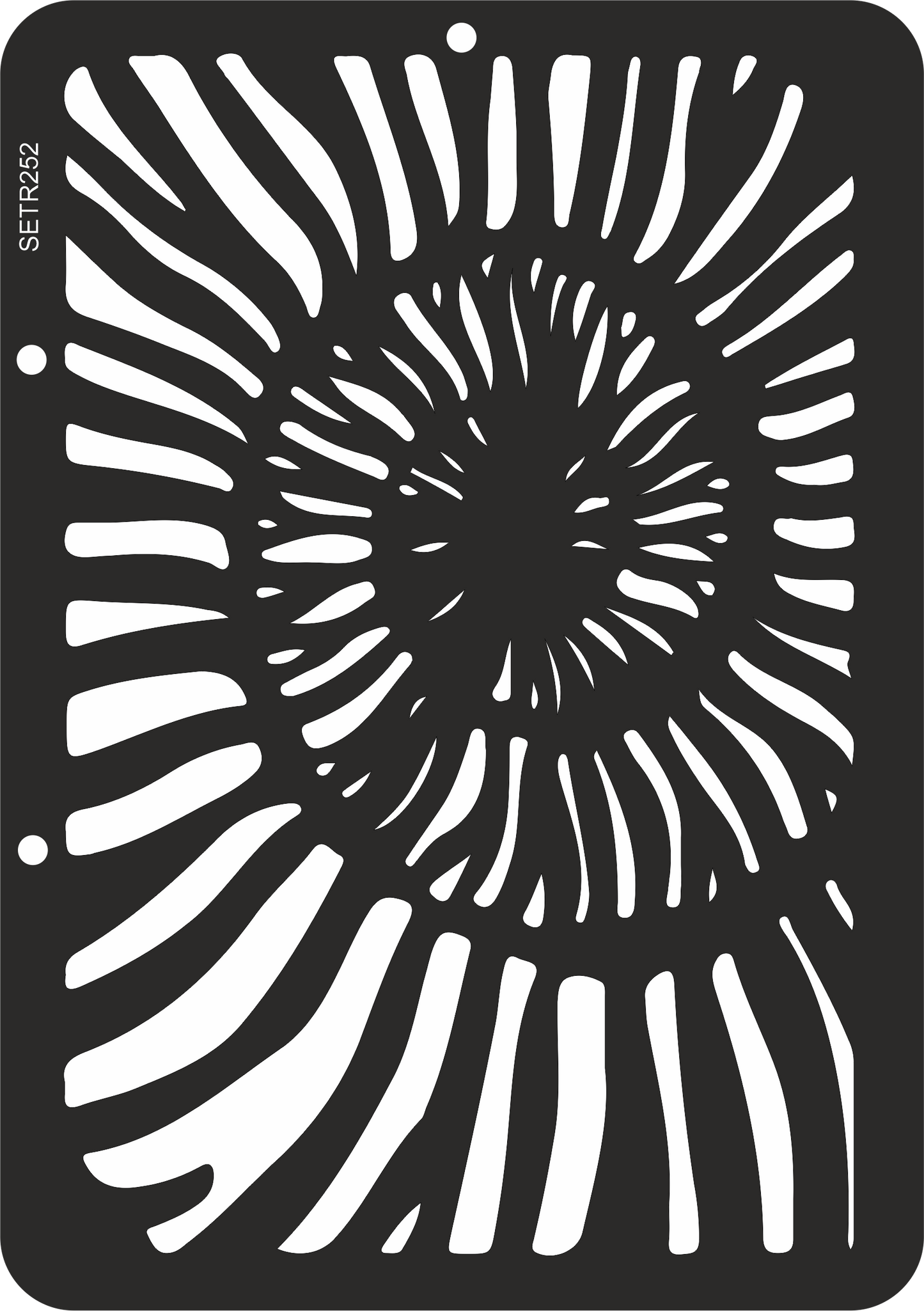 Reusable plastic stencil for decoration, scrapbooking, decoupage 'ScrapEgo' / shell sea / SETR252