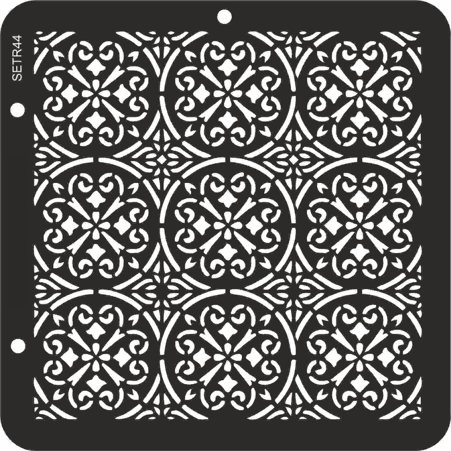 Reusable plastic stencil for decoration, scrapbooking, decoupage 'ScrapEgo' / background / SETR44