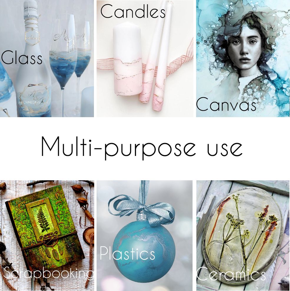 Alcohol ink 'Wild orchid'