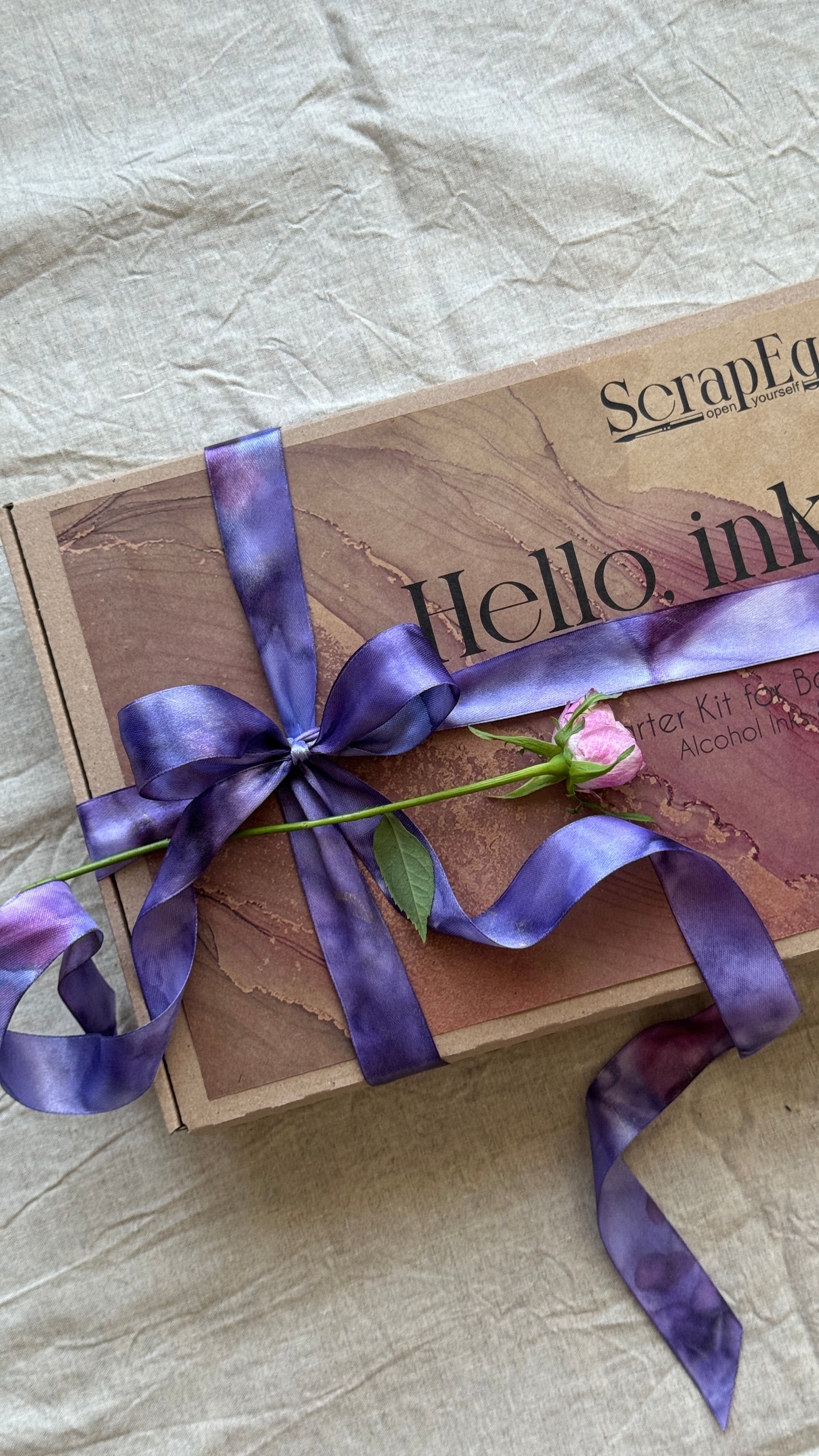 Alcohol inks starter kit 'Hello, inks!' #COLOR Starter kit for beginners - Alcohol Inks & Essentials