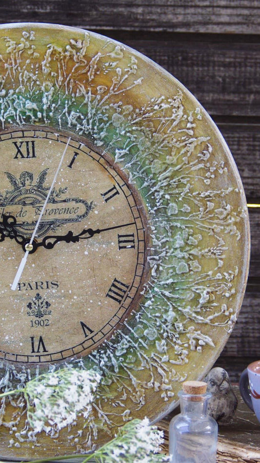 Reusable plastic stencil for decoration, scrapbooking, decoupage / branches and blades/ SETR30