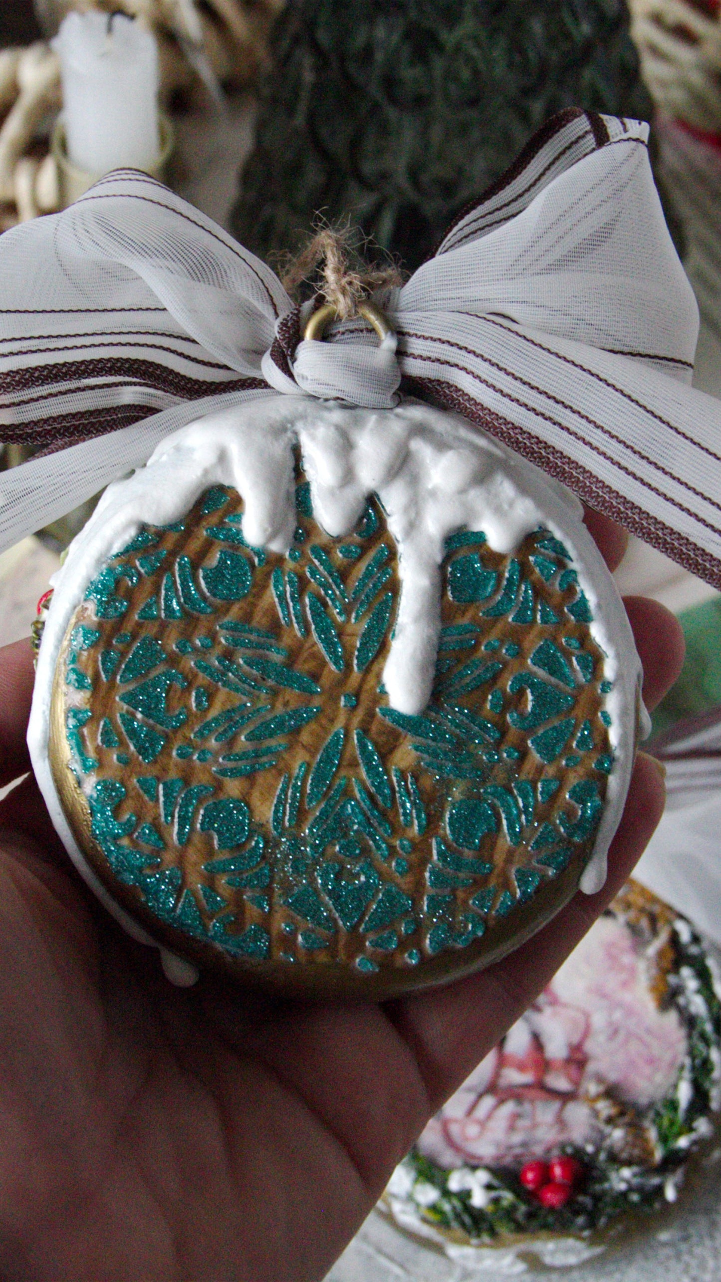 Reusable plastic stencil for decoration, scrapbooking, decoupage 'ScrapEgo' / background artdeco / SETR68