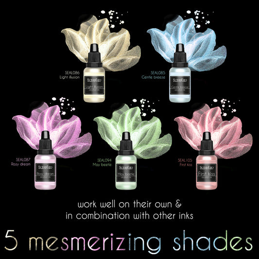 Pearl chameleon inks set