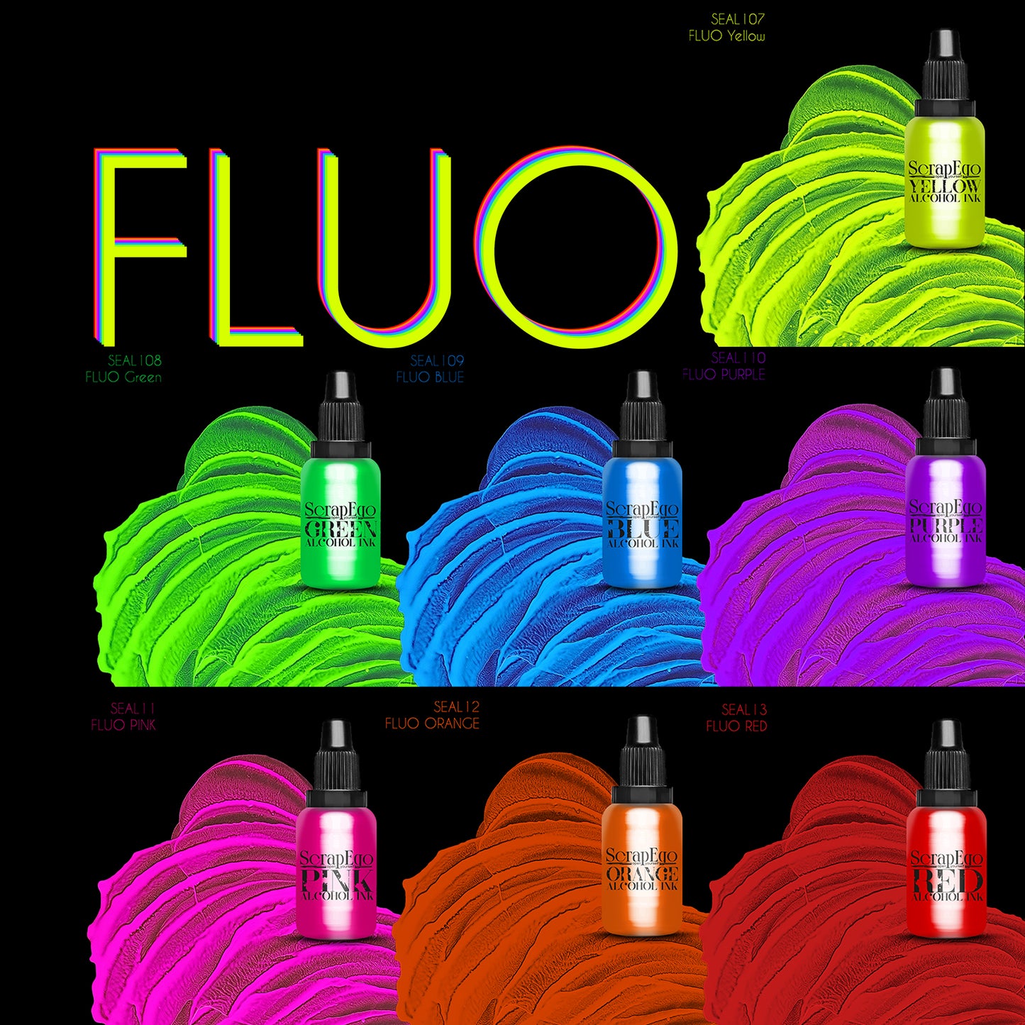 Alcohol ink 'FLUO GREEN'