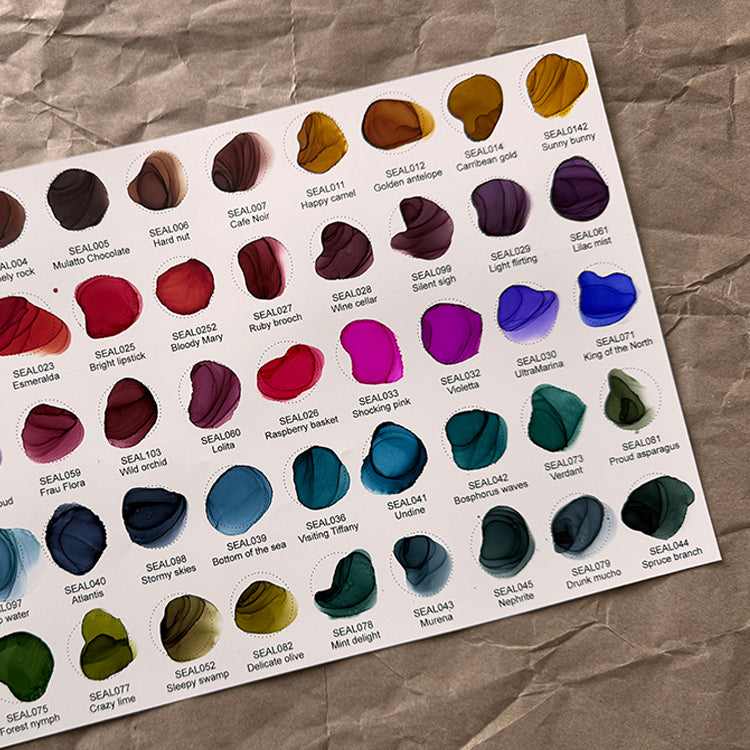 Set of 50 'mini' alcohol inks 'LET IT INKS!'