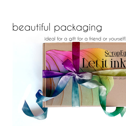 Set of 50 'mini' alcohol inks 'LET IT INKS!'