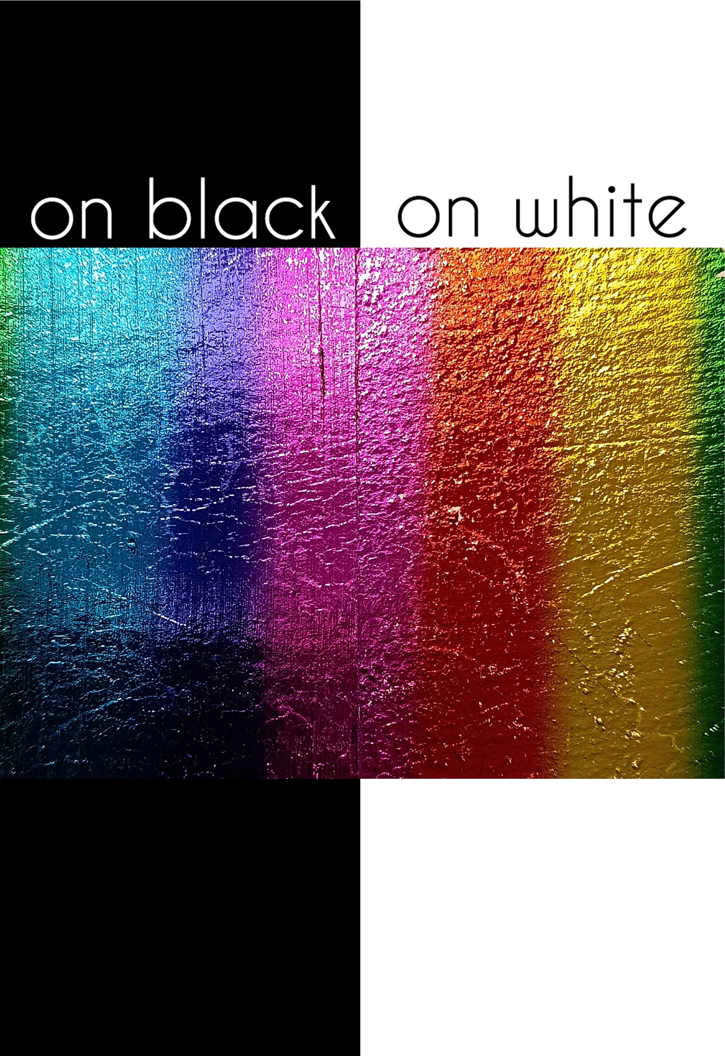 Foil transfer sheet 'Rainbow' 60x60cm