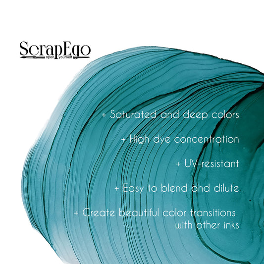 Alcohol ink 'Undine'