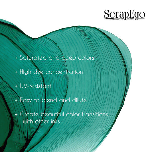 Alcohol ink 'Verdant'