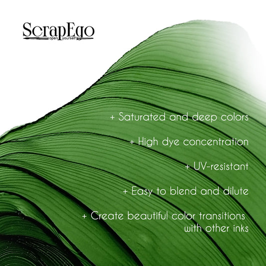 Alcohol ink 'Forest nymph'