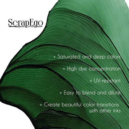 Alcohol ink 'Proud asparagus'