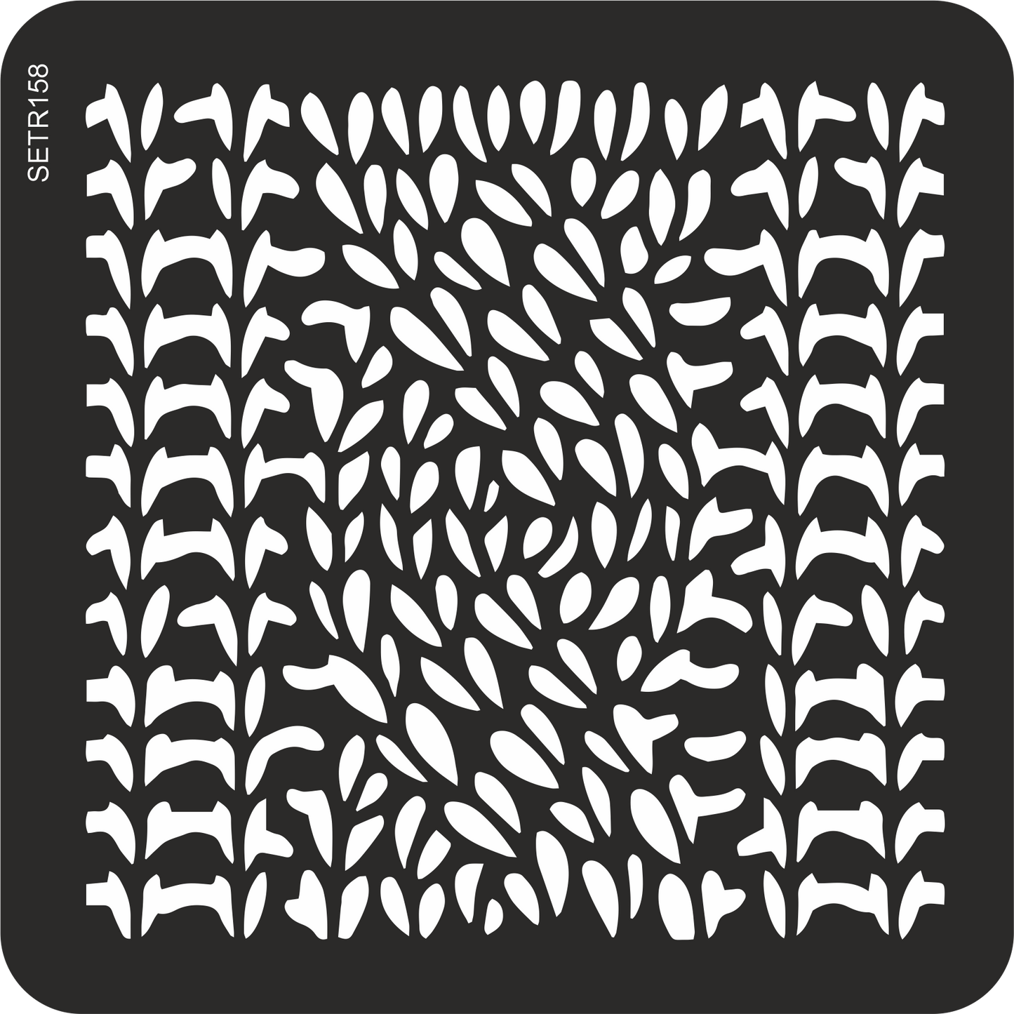 Reusable plastic stencil for decoration, scrapbooking, decoupage 'ScrapEgo' / knitting / SETR158