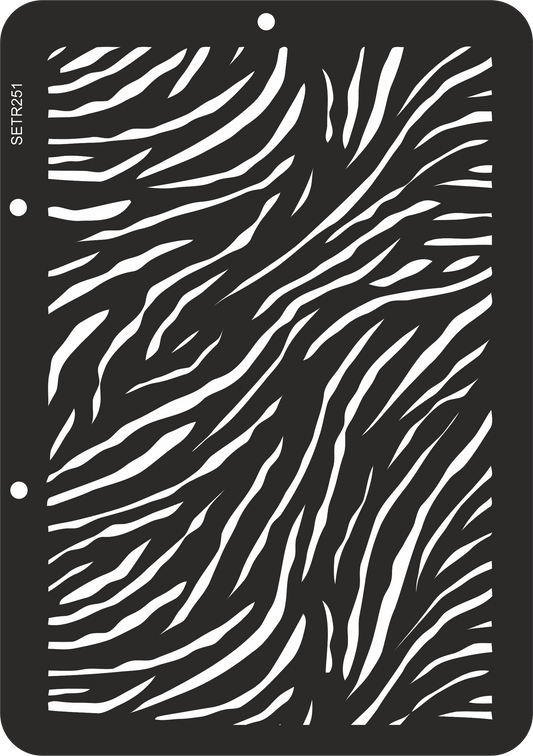 Reusable plastic stencil for decoration, scrapbooking, decoupage 'ScrapEgo' / textures / SETR251