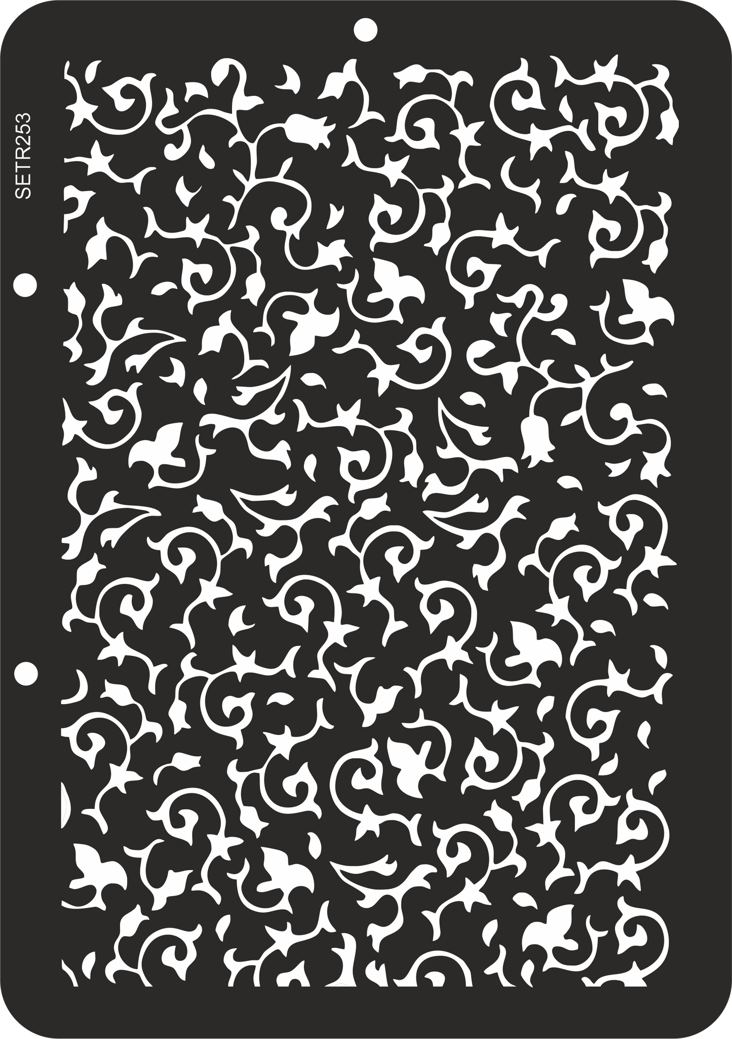 Reusable plastic stencil for decoration, scrapbooking, decoupage 'ScrapEgo' / textures / SETR253