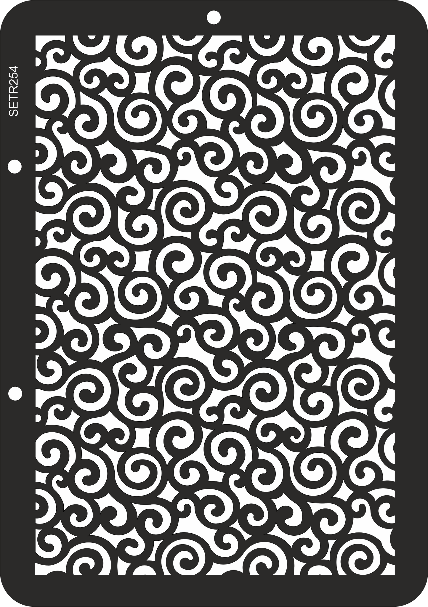 Reusable plastic stencil for decoration, scrapbooking, decoupage 'ScrapEgo' / textures / SETR254