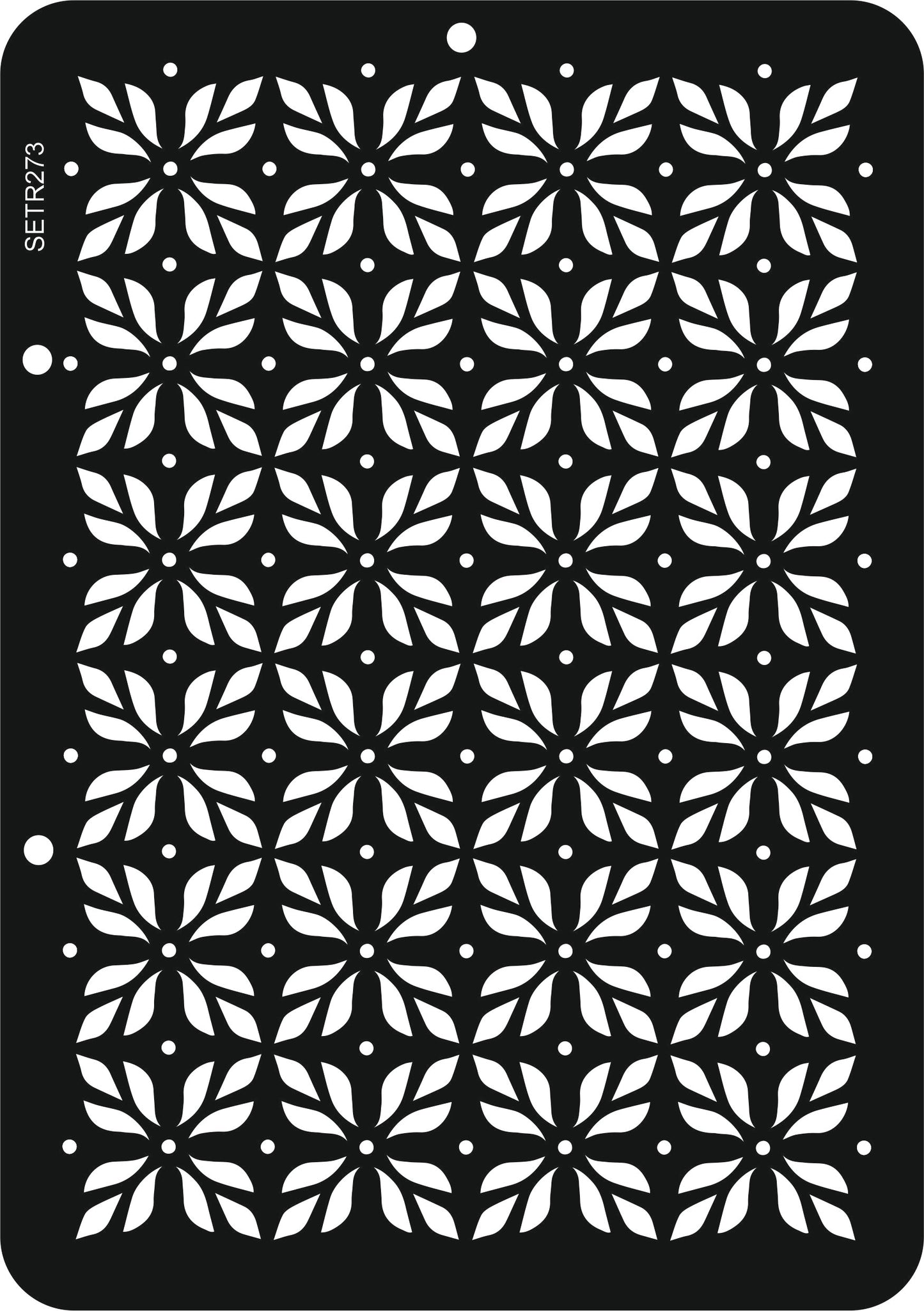 Reusable plastic stencil for decoration, scrapbooking, decoupage 'ScrapEgo' / background / SETR273