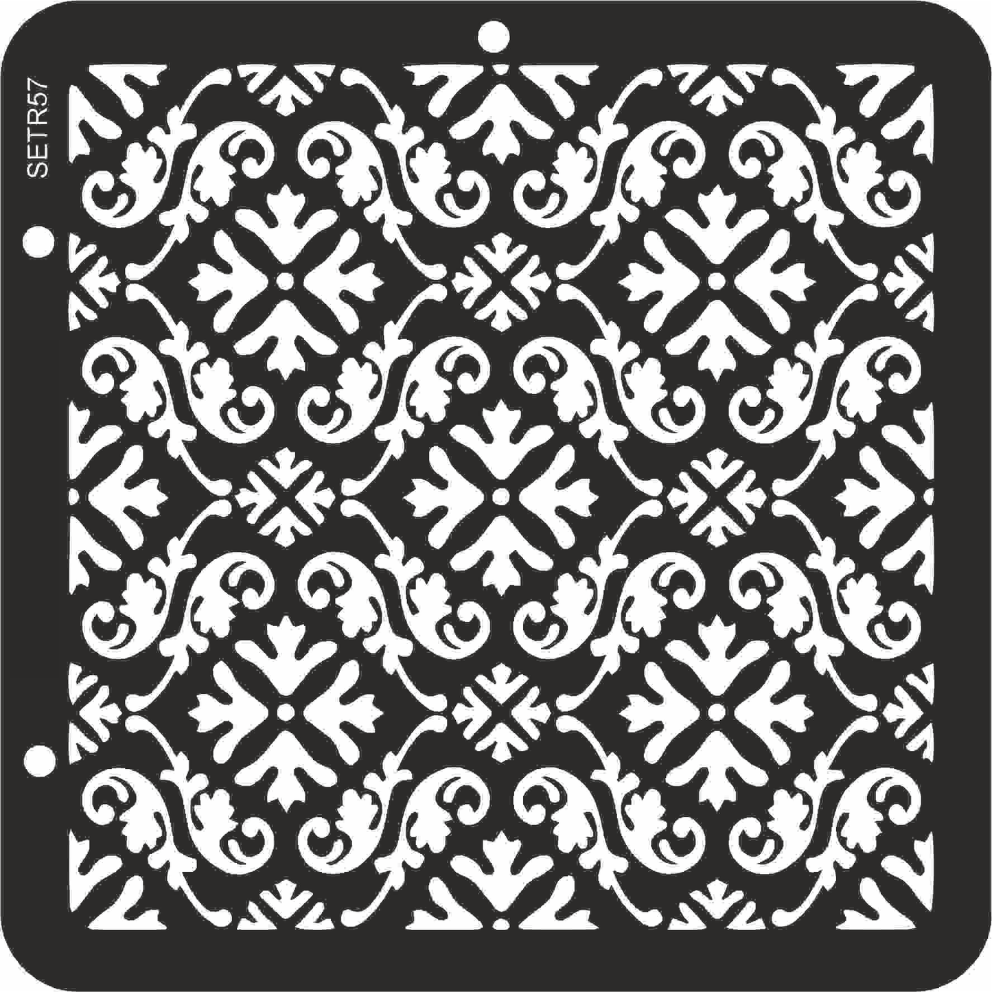 Reusable plastic stencil for decoration, scrapbooking, decoupage 'ScrapEgo' / background / SETR57