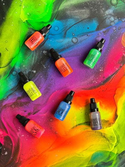 ScrapEgo Fluorescent Alcohol Inks