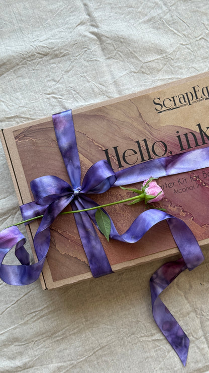 Alcohol inks starter kit 'Hello, inks!' #COLOR Starter kit for beginners - Alcohol Inks &amp; Essentials